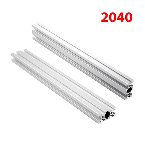 Heavy Duty 2pcs T-Slot Aluminum Profile Extrusion Frame Kit For 2020 3030 4040 Systems includes 2040 aluminum extrusions.