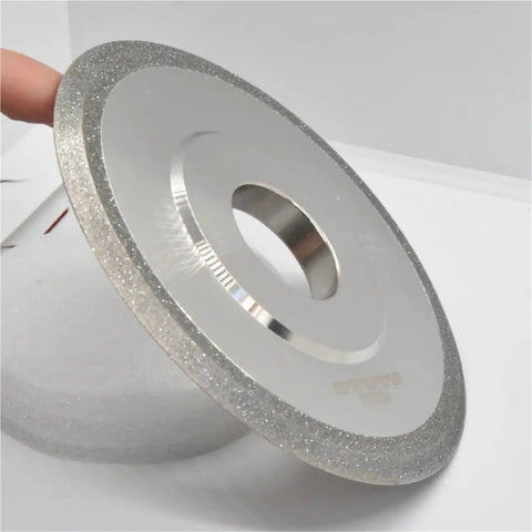 Heavy Duty SDC Grinding Wheel And Sharpening Disc Rock Solid 125mm side view showing diamond abrasive edge and 32mm arbor hole.