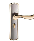 Universal Mechanical Door Lock And Handle Set For Indoor European Doors Fits 35 To 50 Mm Thickness Solid Construction
