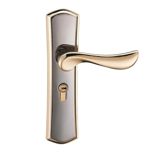 Universal Mechanical Door Lock And Handle Set For Indoor European Doors Fits 35 To 50 Mm Thickness Solid Construction