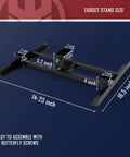 Heavy Duty AR500 Steel Hostage Target Stand System dimensions and assembly instructions
