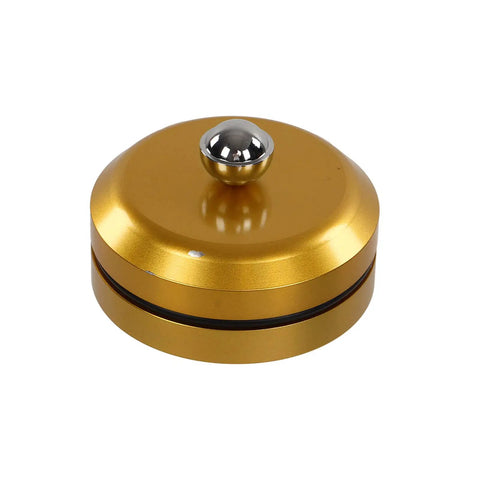 Wall Mounted Coffee Bean Dispenser With Detachable Sealed Acrylic Jar For Cafes And Bars Keeps Your Daily Grind Fresh, gold storage container.