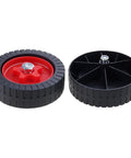 Two Pack Battery Powered Lawn Mower Attachments With Roller Wheels For Breezy Maneuvering And Simple Assembly Boosting Stability