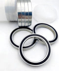 Heavy Duty 6709 And 6710-2RS Deep Groove Ball Bearing With Thin Wall Design For High Speed Industrial Machinery And Smooth Rolling Performance That Lasts, featuring sealed rubber edges.