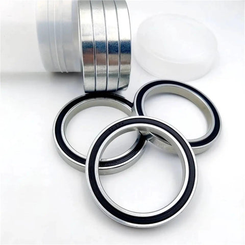 Heavy Duty 6709 And 6710-2RS Deep Groove Ball Bearing With Thin Wall Design For High Speed Industrial Machinery And Smooth Rolling Performance That Lasts, featuring sealed rubber edges.