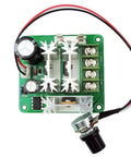 Top view of DC Motor Speed Controller Module 6V-90V 15A PWM 16KHz Speed Regulator Board With Beefed-Up Overload Protection And Reversible Wiring.