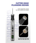 Premium Mini Cordless Rotary Grinder With Five Speed Settings for easy pen-style grip in electronics repair, features cutter head design.