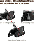 Hella Fast Cleanup With This Electric Coffee Portafilter Cleaner That Blows Out Old Puck In Five Seconds Flat Featuring three brush shapes for coffee filters.