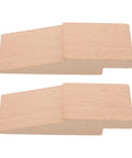Two Pack Wood Bench Pin Block For Jewelry Workbench Clamp with smooth polishing surface and adjustable support