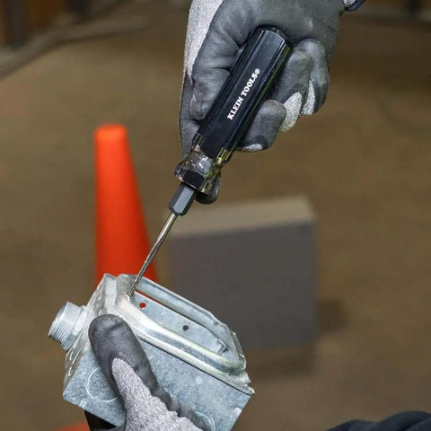 Using six in one tapping tool for quick thread repair and re threading, reforms burred threads, cleans obstructions, pro grade taps.