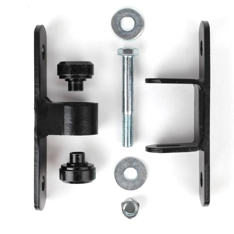 Heavy Duty Sealed Bearing Gate Hinges For Outdoor Gates Up To 1000 Lbs, Bolt On Or Weld On, Adjustable Yoke Pivot CI3700 Gate Hinge Pair, Black Built For Outdoor Use, Tough As Nails, black hinge pair with bolts and washers