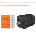 Solid Copper PM Synchronous Motor 220V/380V, 0.37kW To 3kW Range, 4 Pole, 1500 RPM, 110 Housing, Industrial Servo Drive Motor