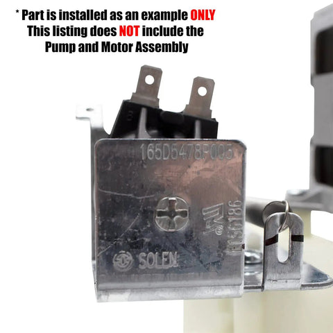 Close-up of Go-To Dishwasher Drain Solenoid Replacement Kit With Armature And Linkage Model Specific Not Universal