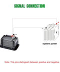 Digital OEM Maintenance Hour Meter Gauge For DC Power Systems From 5V To 60V Works With 12V 24V 36V 48V Gear And Rigs Tracks Total Running Hours Up To 99999H And Delivers A Handy 50H Maintenance Reminder. wiring diagram for DC power connection