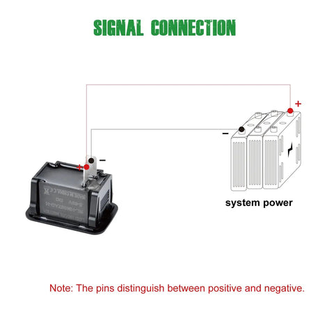 Digital OEM Maintenance Hour Meter Gauge For DC Power Systems From 5V To 60V Works With 12V 24V 36V 48V Gear And Rigs Tracks Total Running Hours Up To 99999H And Delivers A Handy 50H Maintenance Reminder. wiring diagram for DC power connection