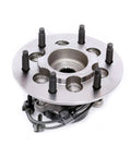 Front Right Wheel Bearing Hub Assembly For 4WD Only Fits 2004 To 2008 Chevy Colorado And 2004 To 2008 GMC Canyon As Well As 2006 Isuzu I350 And 2007 To 2008 Isuzu I370 With 6 Lug And ABS Ready To Roll, showing 6-lug bolt pattern and ABS sensor cable.
