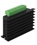 Heavy Duty 4A Stepper Motor Driver Delivering Built Tough Performance And Killer Precision For Cnc Machines And 3d Printers, black heatsink design.