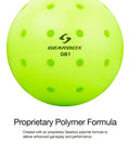 Neon Green Pickleball Balls 3 Pack For Practice And Play, High Visibility Durable Core For Indoor And Outdoor Court Use, Official Size Bounce, Game Day Ready For Beginners And Pros.