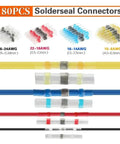 Check Out This Awesome 180 Piece Butt Wire Connector Terminal Kit With Heat Shrink Solder Seal Sleeves Perfect For Heavy Duty Splicing Automotive And Marine Electrical Cable Projects That Hold Up Tough Like A Boss. 180-piece solder seal connectors, assorted AWG sizes