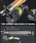 Electric Grease Gun For Industrial Use And Auto Maintenance, Pro Grade 24V Lithium Battery, Dual Power Mode, close view