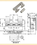 Removable 304 Stainless Steel Electrical Box With Concealed Hinges for Welding Industrial Machinery Cabinet, diagram and hinge details