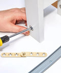 Two Pack Copper Concealed Door Hinges With Noise Reduction And Wide Rotation Angle installation process on cabinet frame