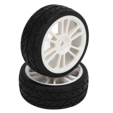 Two Piece One Sixteenth Scale RC Tire Wheel Hub And Rubber Upgrade Accessories Replacement Parts For S16 EX16 Racing Cars