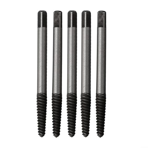 High Carbon Steel Screw Extractor Kit With 5 Piece Right Out Drill Bits For Removing Damaged Broken Bolts Quick Left Hand Thread Removal Tool, 52mm