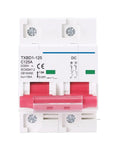 2P DC Circuit Breaker For Solar PV Systems 12-600V 80A-125A C Curve 10kA Fault Rating 35mm DIN Rail Mini MCB for combiner box