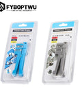 Packaged Coaxial Cable Stripping Cutter Tool With Four Beefy Blades And Jacket Stripper For Coaxial And Fiber Optic Cables