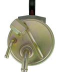Top view of mechanical fuel pump replacement for Chevrolet and GMC trucks and SUVs, showing inlets and outlet fittings.