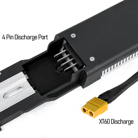 Electric Bike Battery Mounting Plate Replacement With 4 Pin XT60 Anderson Connector Includes Female XT60 And XT60 To Anderson Cable Screws And Rubber Pads Plug And Play Compatible With Hailong G80 Battery Packs