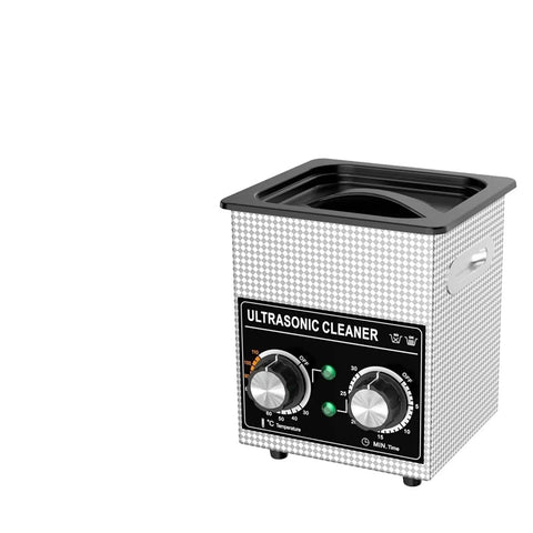 This awesome 120W ultrasonic cleaner bath features a digital timer and heater for jewelry, coins, and e-cig parts.