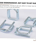 Heavy Duty Metal Strapping Buckle for Belts, Luggage, Backpacks, and Clothing Supplies Replacement Clips in silver metal