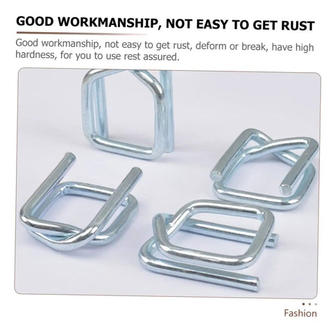 Heavy Duty Metal Strapping Buckle for Belts, Luggage, Backpacks, and Clothing Supplies Replacement Clips in silver metal