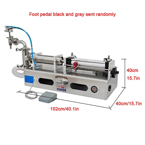 Pro Grade Semi Automatic Pneumatic Bottle Filler Machine Built Tough And No Fuss Operation Quick Volume Control, stainless steel design.