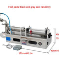 Top Pneumatic Liquid Filling Machine Straight Up Reliable Stainless Bottle Filler Single Head Semi Auto Setup For Packaging handles 300 to 2600 vials.