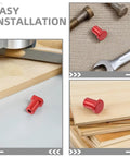 Six Piece Aluminum Alloy Workbench Stops Set With Scratch Resistant Clamp And Quick Tightening Ratchet For Woodworking easy view