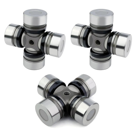 3 Pack Front And Rear Prop Shaft U Joint Kit For RZR 900 1000 Series Including XP 900 XP4 900 S 1000 XP 1000 XP4 1000 General 1000 Ranger 1000 Diesel Crew 2015 2018 Replaces 3235616 3235500 3260104 2202015 2203703 silver steel U-joints
