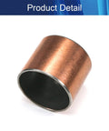 Premium Carbon Steel Sleeve Bearing 55mm Id X 60mm Od X 50mm Length Sintered Bronze Oilless Bushing showing bronze finish and interior bore.