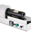 GFJYKDL Digital Thermostatic Heat Sealer For Bottles with a black bottle on a stainless steel casing and digital settings.
