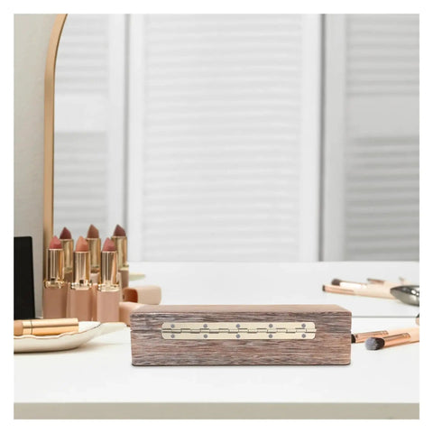 Rotating Concealed Door Hinges Set Of 5 Heavy Duty Cabinet Butt Hinges on wooden box, iron material