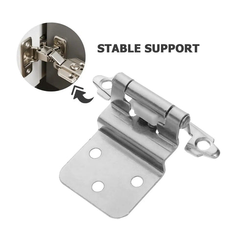 Flush Mount Concealed Cabinet Hinge with Soft Close Damper displaying stable support feature