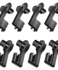 8 Pack Throttle Linkage Bushing Set For Kohler CH Series And CV Engines Including CV14ST CV18S CH11 CH12.5 CH25 CH410 CH430 CH13 CH18 CH20 CH22 CH640 CH670 CH730 CV18S Exmark And John Deere Compatible Direct Fit Plug And Play, black plastic bushings