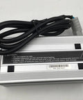 For QQE180-5CH49 Smart Charger 12V 15A For Semi Electric Stacker And Forklift Battery Charging Fully Tested with black cables.