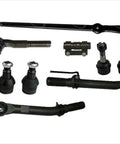 Ford F 250 Super Duty Drag Link Outer Tie Rod Ends Replacement Kit For 2011 2012 2013 2014 2015 2016 4x4 Direct Fit OE Quality Steering Parts With Lifetime Warranty And Easy Install, black steering components