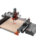 Slick Badass Desktop CNC Router Machine With 500W Spindle And Dual Linear Rails for wood and acrylic engraving, 400mm bed.