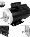 Beefed-Up 1.5HP Single Phase Electric Motor With 1750 RPM 56C Frame TEFC IP55 Dual Voltage 115/230V Motor with 5/8 Inch Shaft