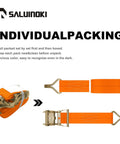 Heavy Duty 12 Pack Ratchet Tie Down Straps 2 Inch By 27 Foot For Trucks 10000 Pound Break Strength 3300 Pound Working Load
