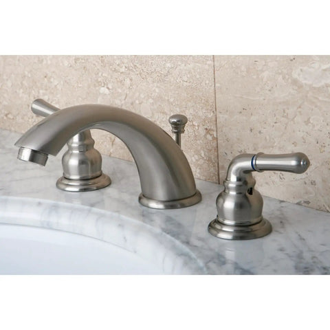 Magellan Widespread Bathroom Faucet 8 Inch Adjustable Center Polished Brass Solid Brass Construction Drip Free Washerless Cartridge